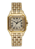 Cartier Panthere 18K Yellow Gold Diamond Bezel Midsize Watch - Wristwatch