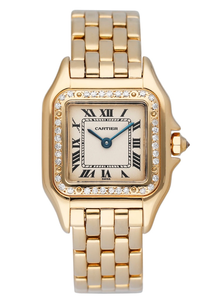 Cartier Panthere 18K Yellow Gold Diamonds Ladies Watch