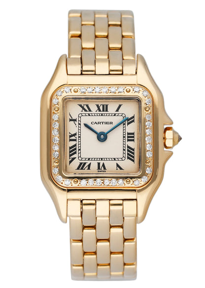 Cartier Panthere 18K Yellow Gold Diamonds Ladies Watch