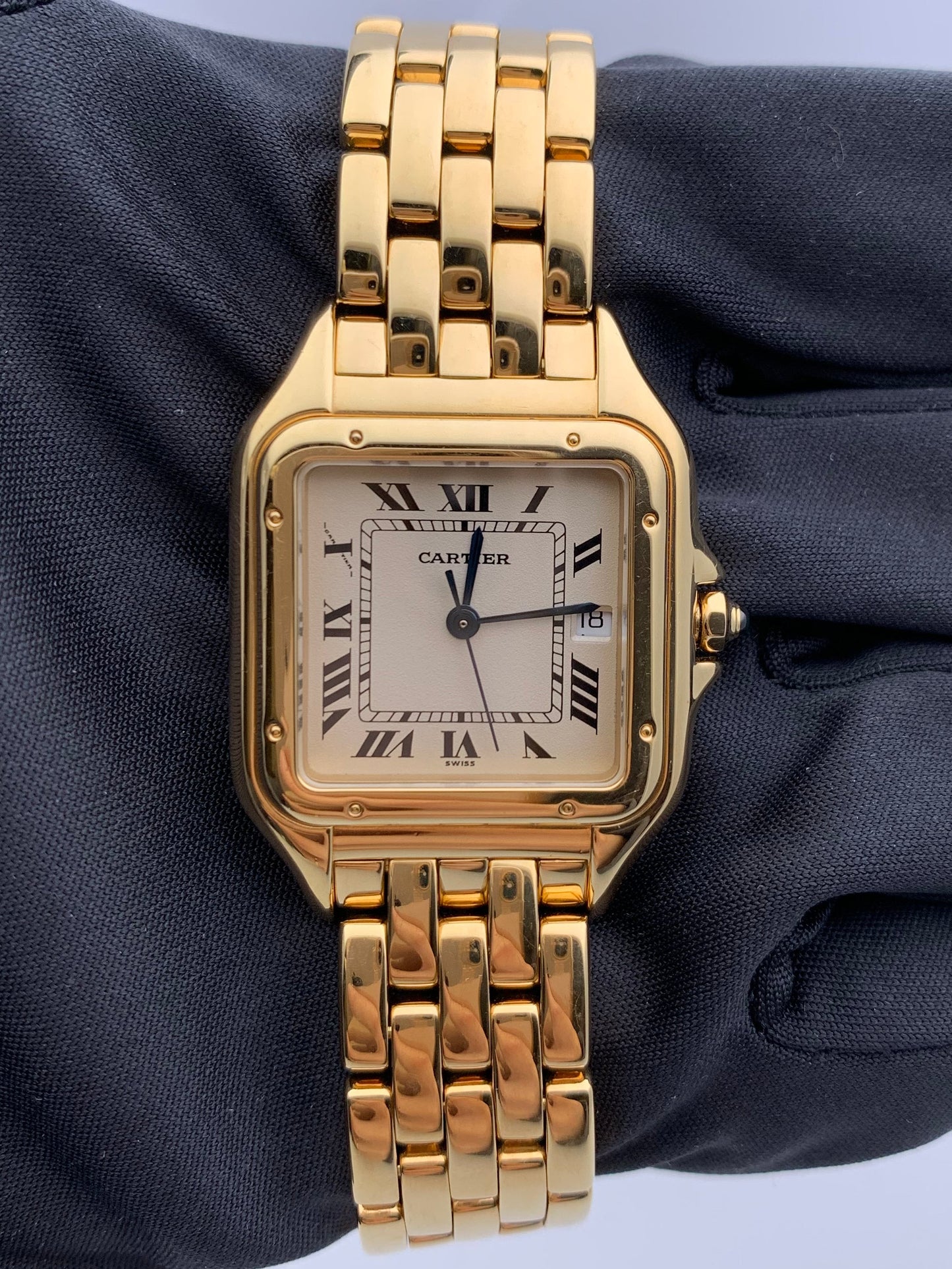 Cartier Panthere 887968 18K Yellow Gold Men’s Watch - Wristwatch