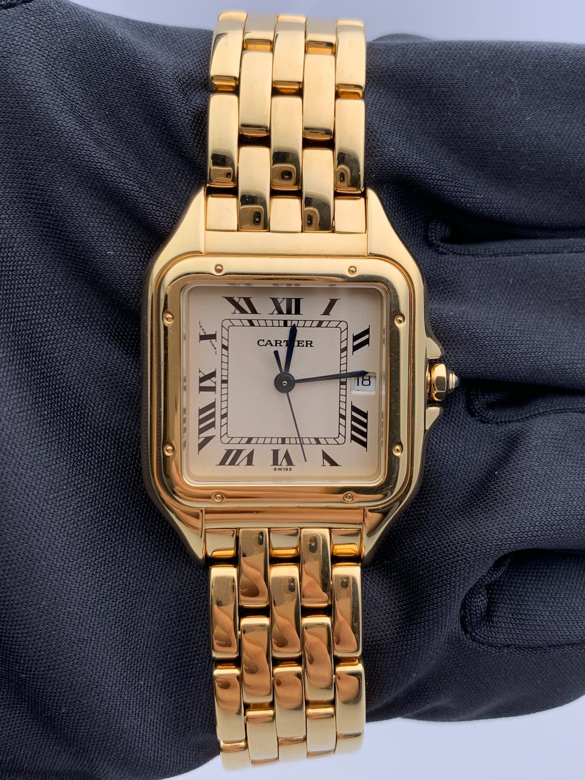 Cartier Panthere 887968 18K Yellow Gold Men’s Watch - Wristwatch