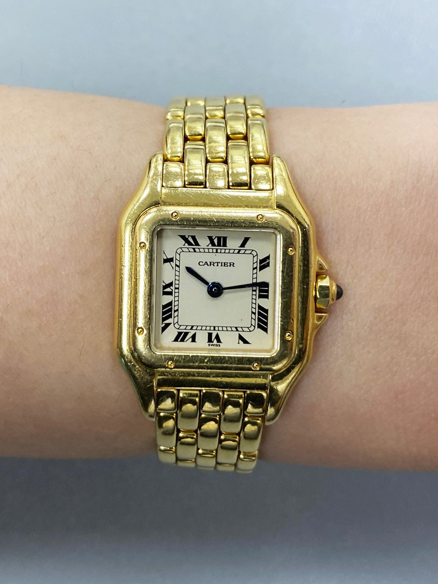 Cartier Panthere 8057929 18K Yellow Gold Ladies Watch - Wristwatch