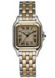 Cartier Panthere 83949 Two Row Midsize Watch With Box - Wristwatch