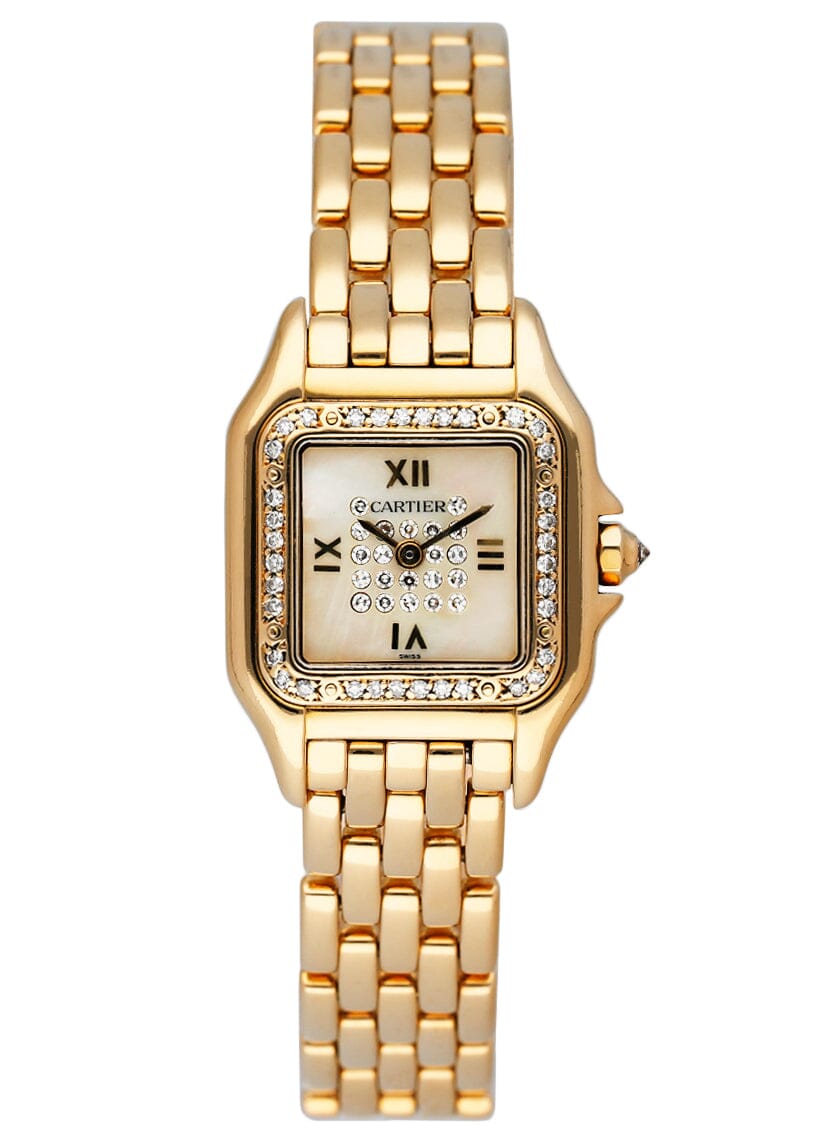 Cartier Panthere 8691 MOP Diamond Dial Ladies Watch - Watches