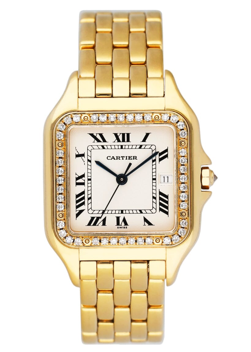 Cartier Panthere 88369 Diamond Bezel Ladies Watch - Wristwatch