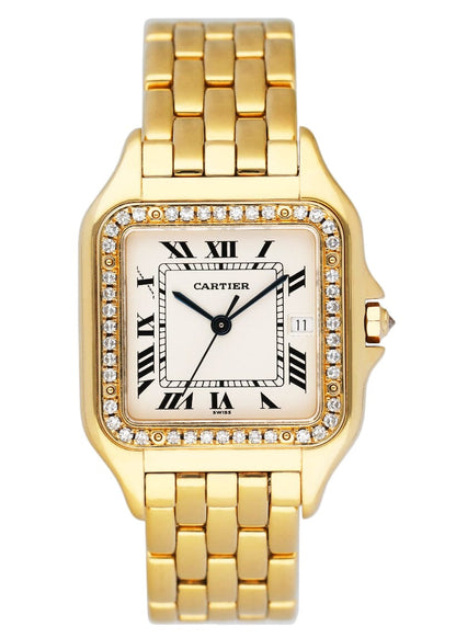 Cartier Panthere 88369 Diamond Bezel Ladies Watch - Wristwatch