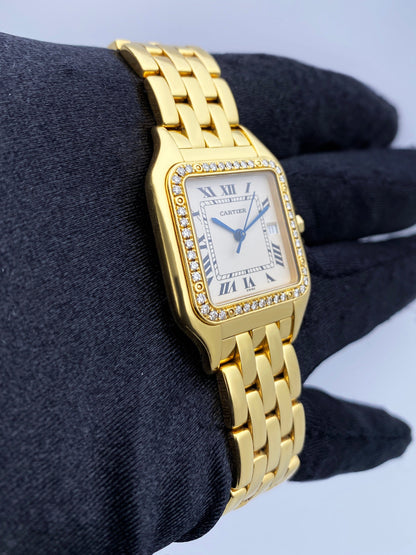 Cartier Panthere 88369 Diamond Bezel Ladies Watch - Wristwatch