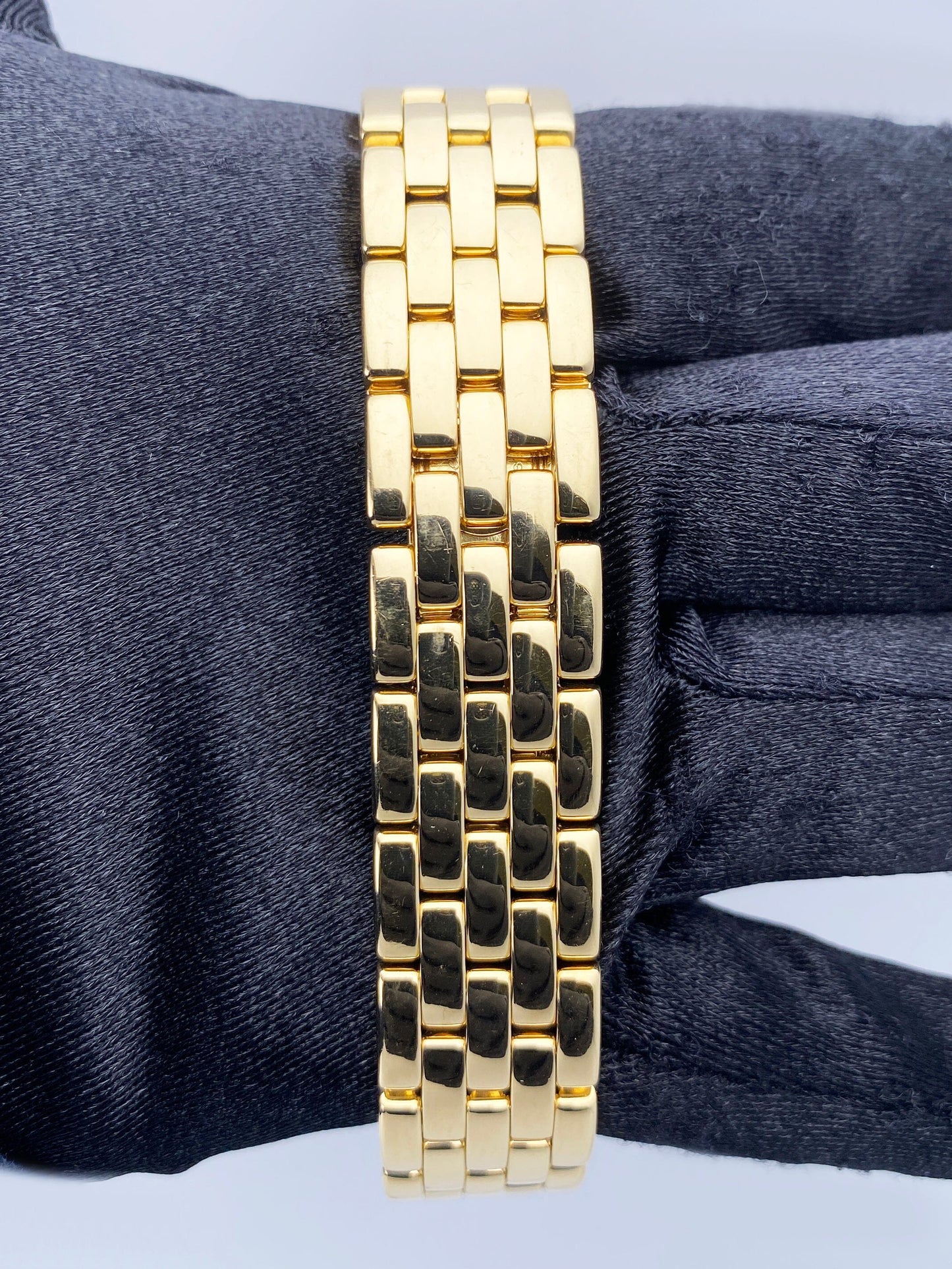 Cartier Panthere 887968 18K Yellow Gold Mens Watch Box And Papers - Wristwatch