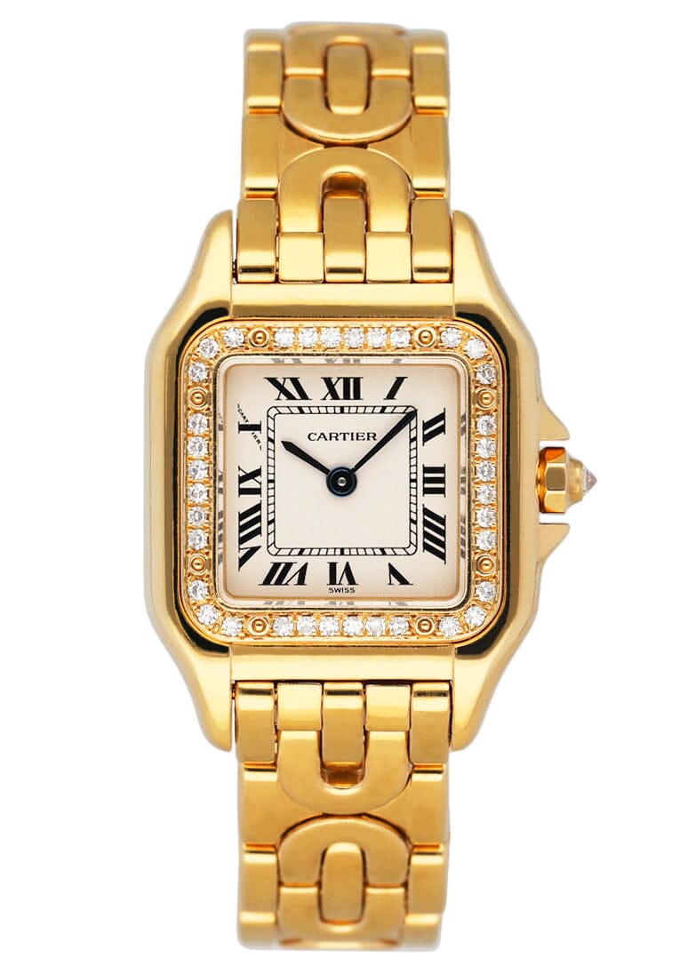 Cartier Panthere Art Deco WF3070N3 Diamond Ladies Watch - Wristwatch