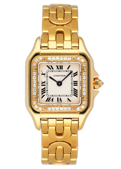 Cartier Panthere Art Deco WF3070N3 Diamond Ladies Watch - Wristwatch