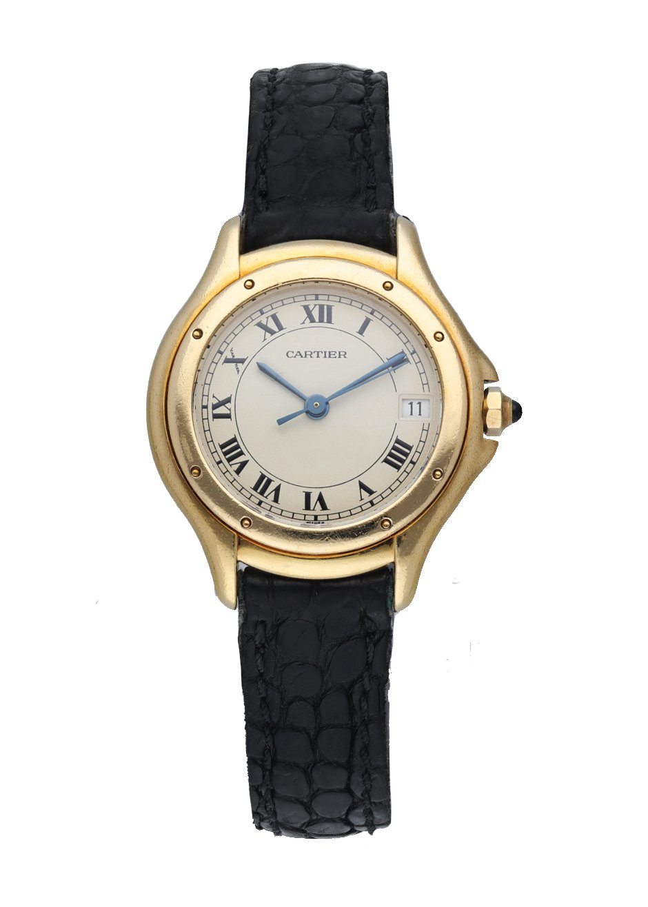 Cartier Panthere Cougar 11701 18K Yellow Gold Ladies Watch - Wristwatch