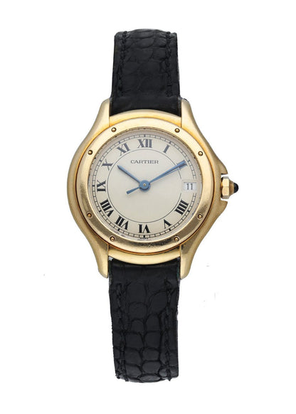 Cartier Panthere Cougar 11701 18K Yellow Gold Ladies Watch - Wristwatch