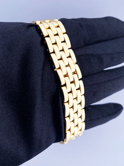Cartier Panthere Large Size Diamond 18K Yellow Gold - Wristwatch