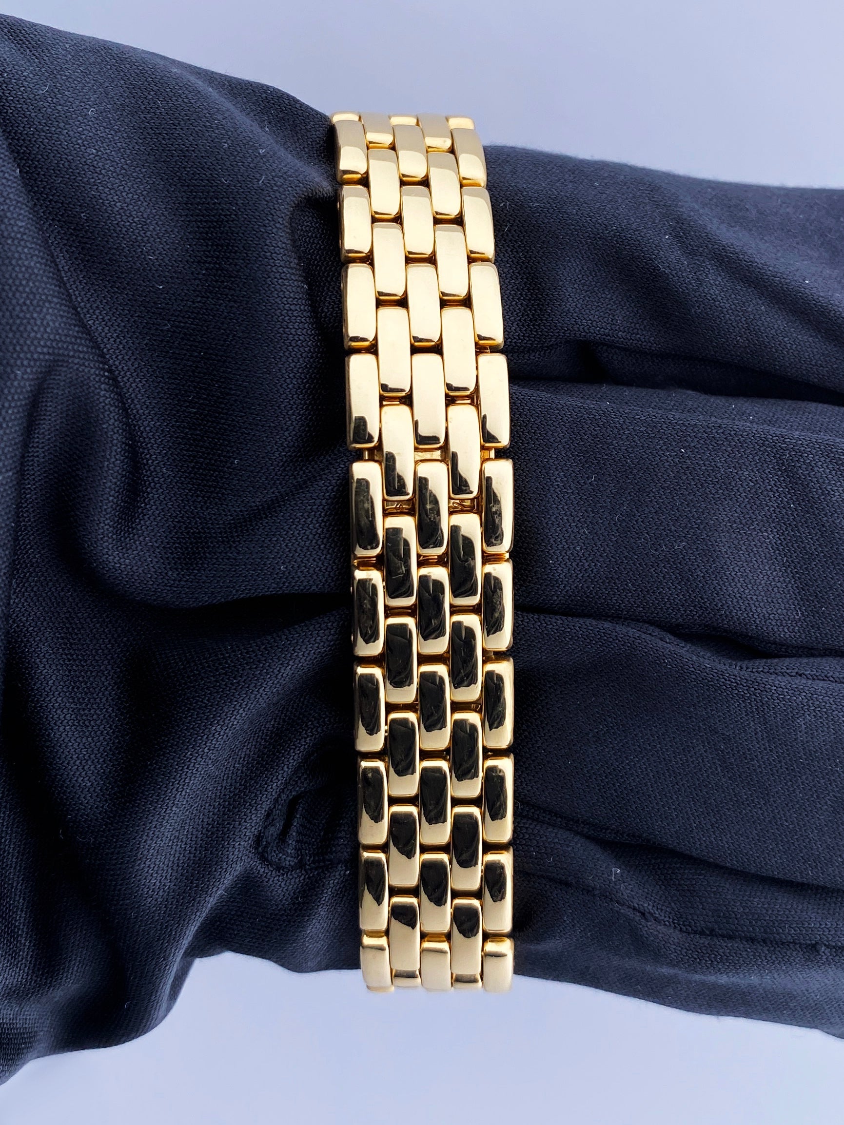 Cartier Panthere Diamond Malachite Dial Ladies Watch