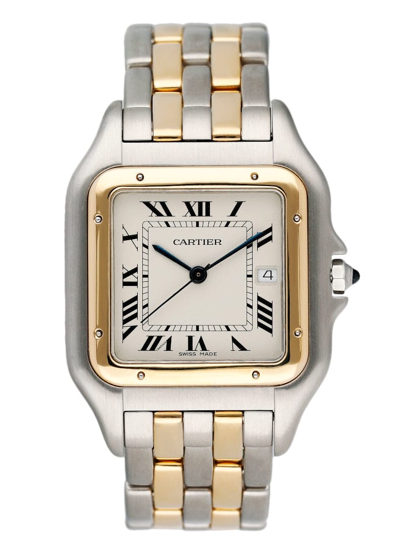 Cartier Panthere Jumbo Two Row Mens Watch - Wristwatch