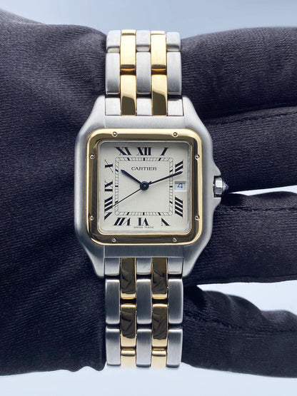 Cartier Panthere Jumbo Two Row Mens Watch - Wristwatch