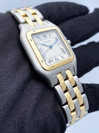 Cartier Panthere Jumbo Two Row Mens Watch - Wristwatch
