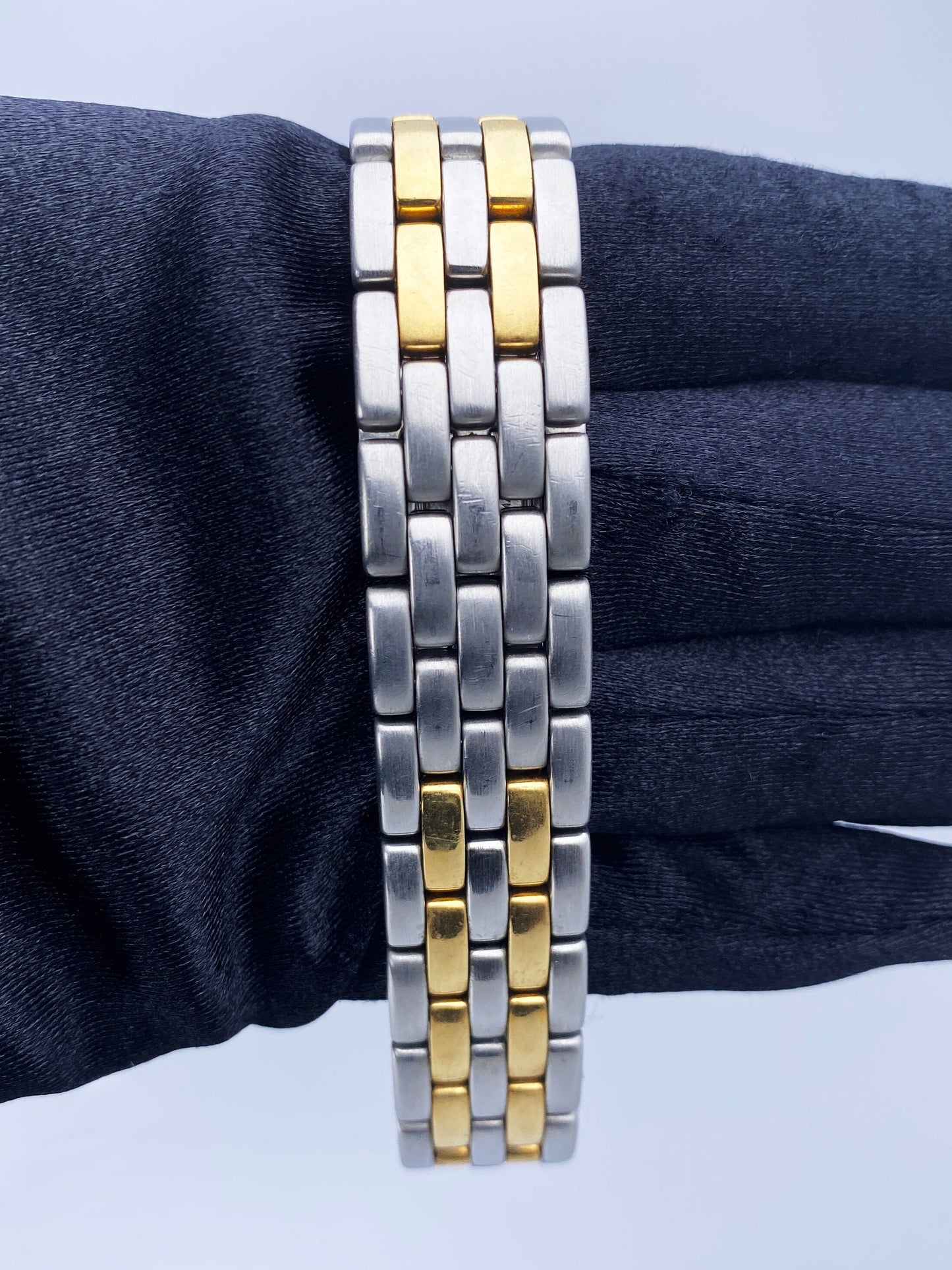 Cartier Panthere Jumbo 187957 Two Tone Mens Watch Box Papers - Wristwatch