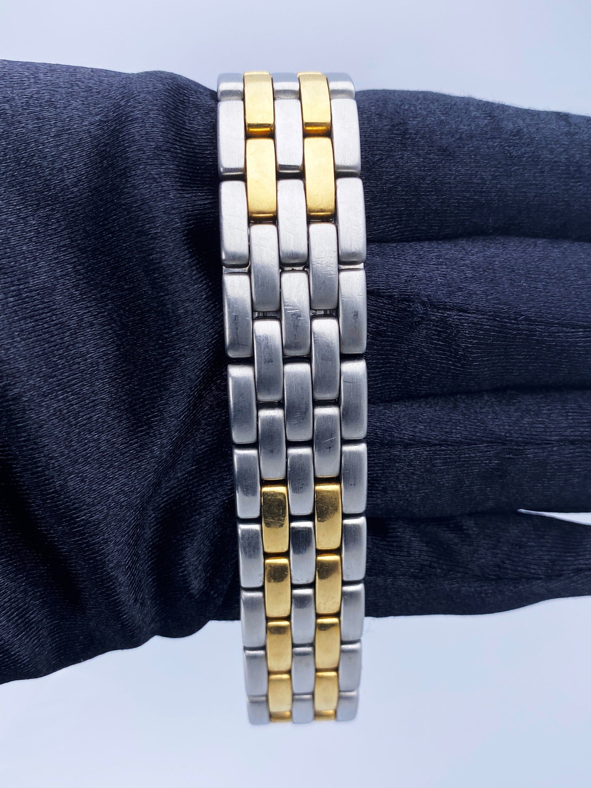 Cartier Panthere Jumbo 187957 Two Tone Mens Watch Box Papers - Wristwatch