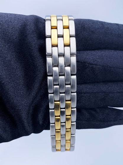 Cartier Panthere Jumbo 187957 Two Tone Mens Watch Box Papers - Wristwatch