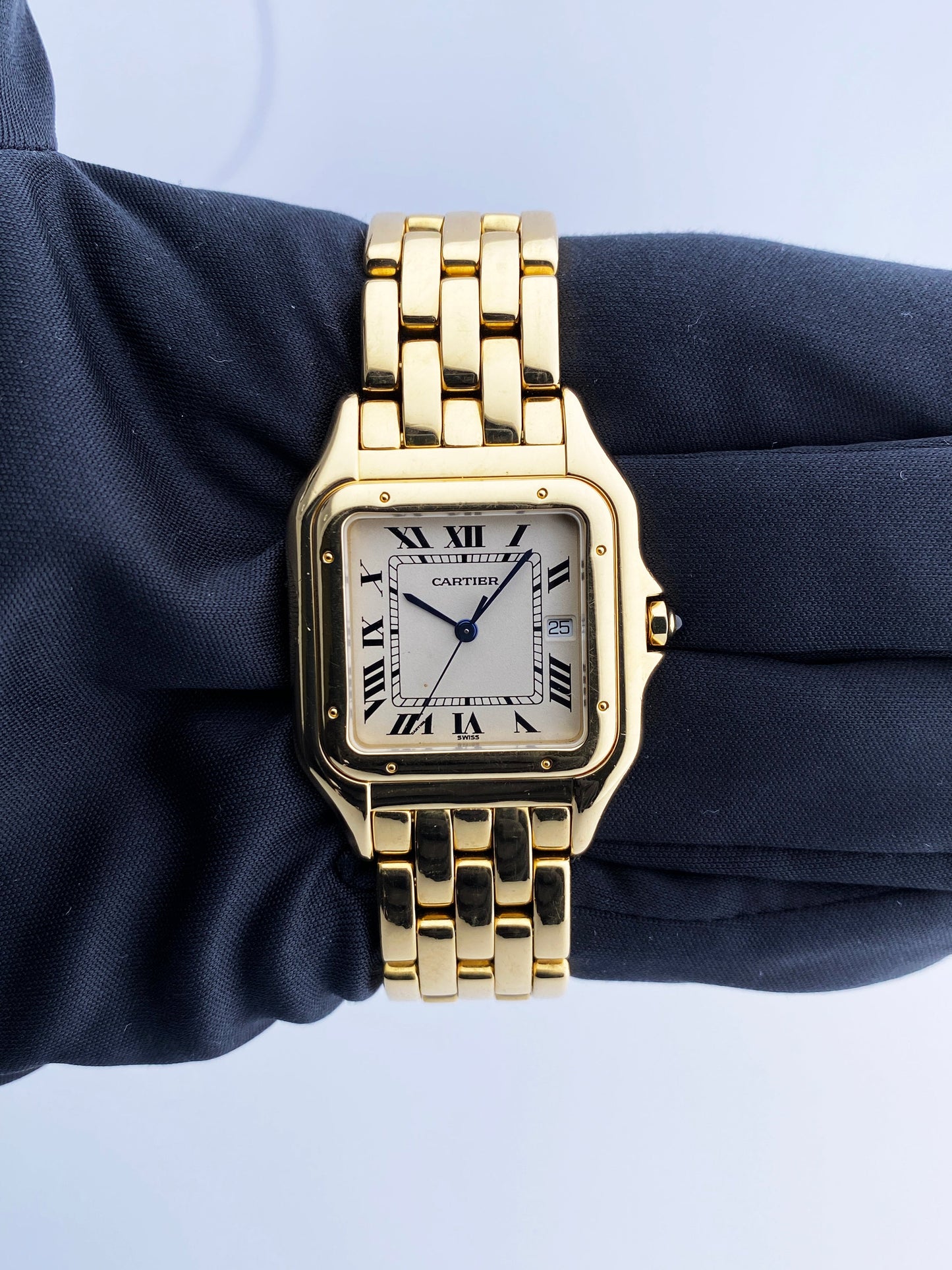 Cartier Panthere Jumbo 18K Yellow Gold Mens Watch