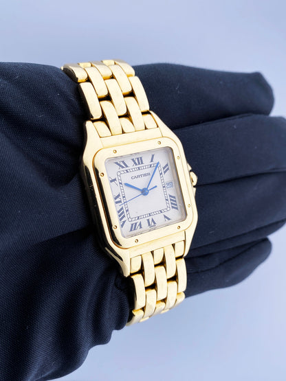 Cartier Panthere Jumbo 18K Yellow Gold Mens Watch