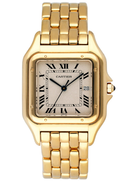 Cartier Panthere Jumbo 18K Yellow Gold Mens Watch