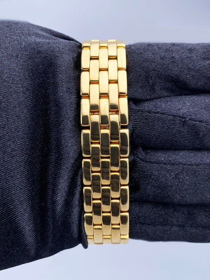 Cartier Panthere Large 18K Yellow Gold Mens Watch - Wristwatch