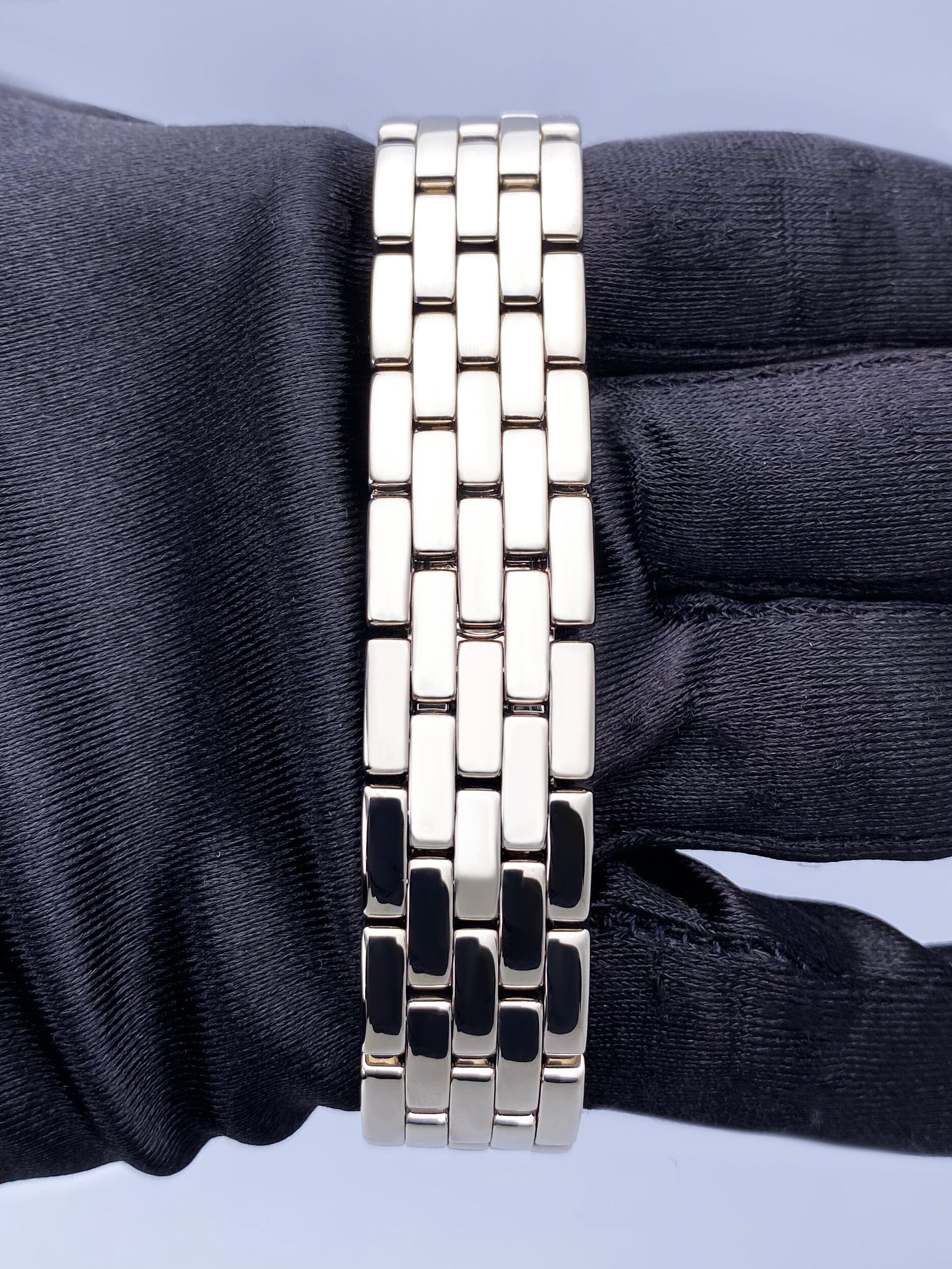 Cartier Panthere Large W25020F3 18K White Gold Mens Watch