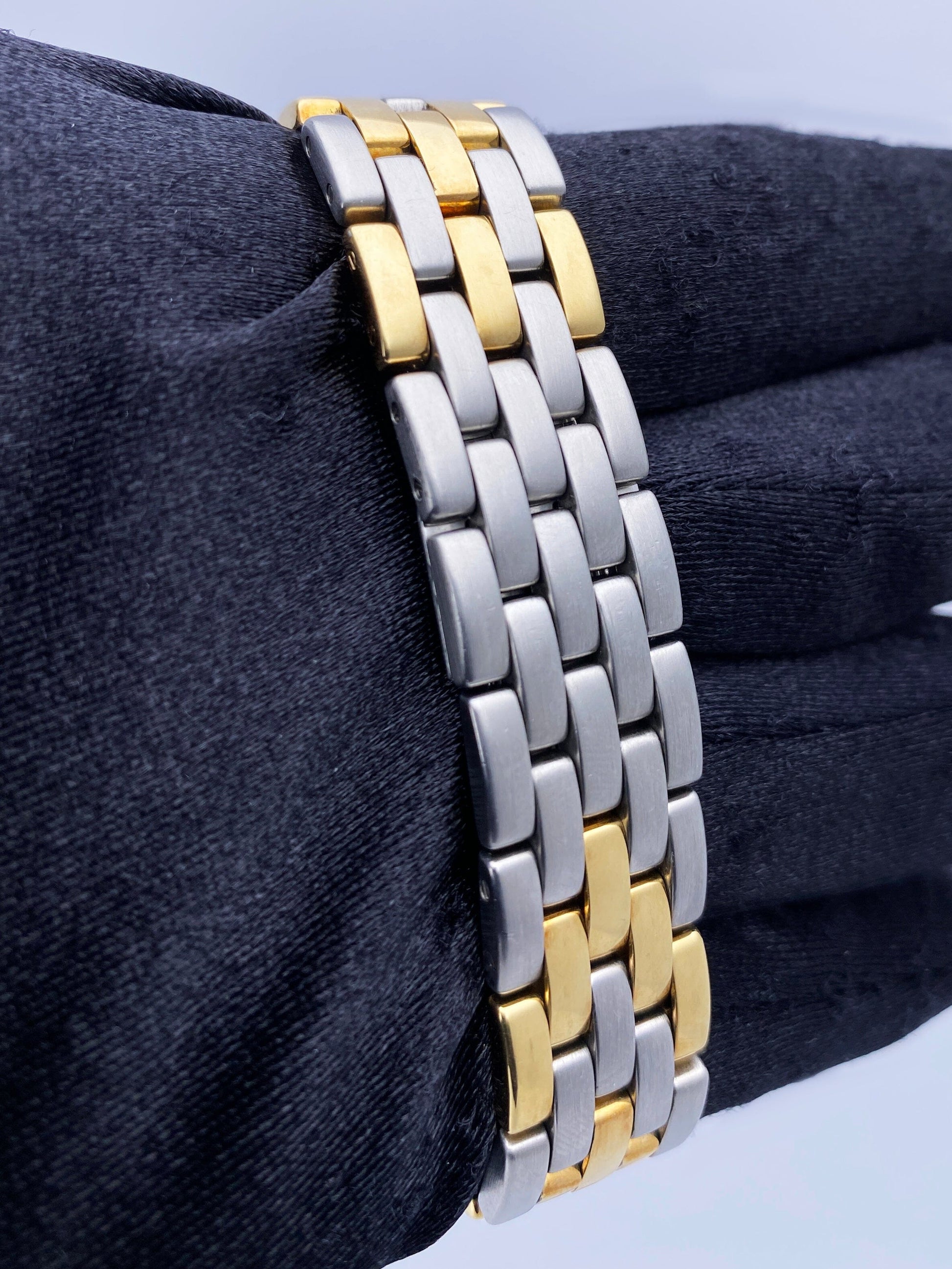 Cartier Panthere Large W25039L6 Two Tone Mens Watch Box Papers
