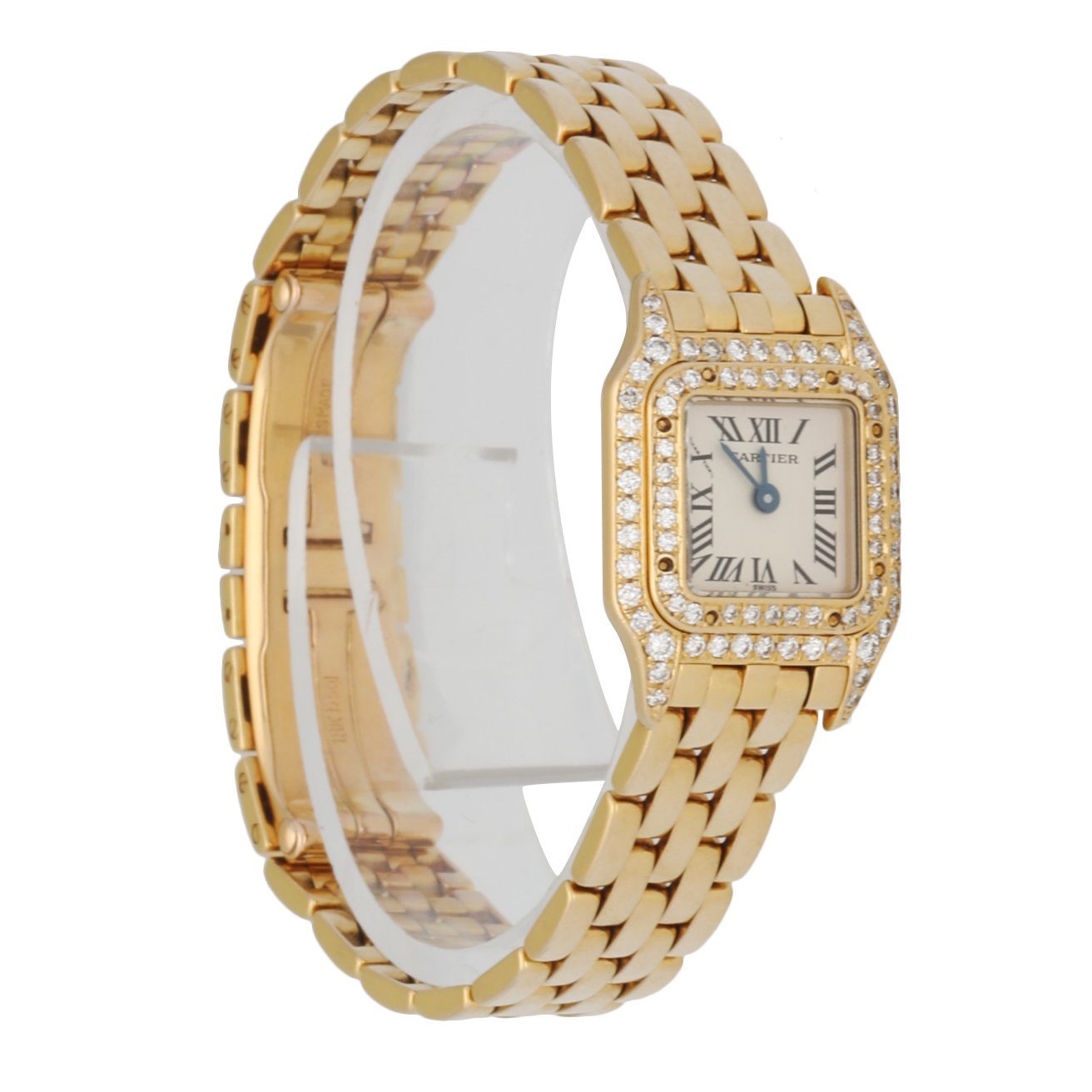 Cartier Panthere Mini 2360 18K Yellow Gold & Diamond Set Ladies Watch