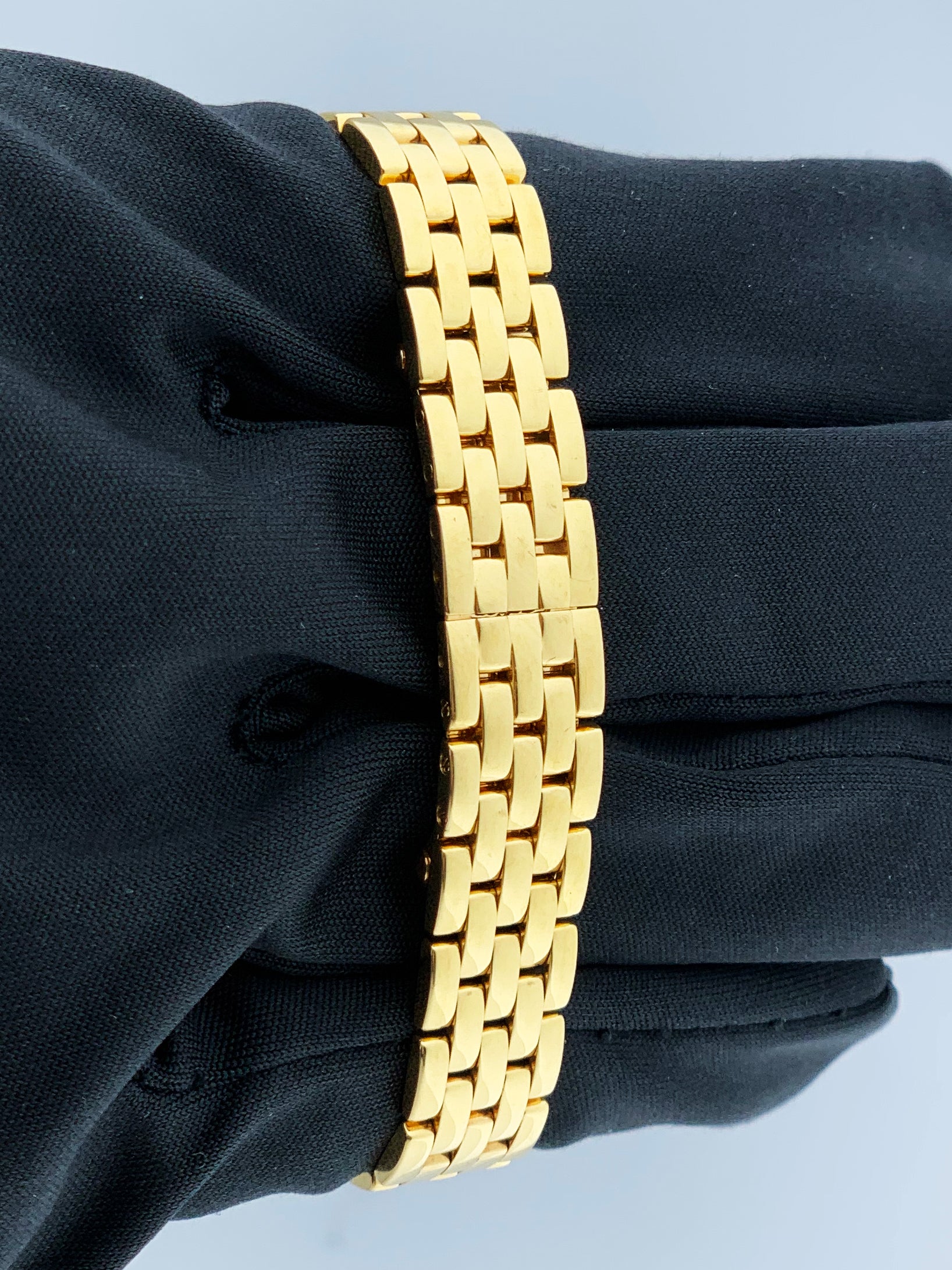 Cartier Panthere Mini 2360 18K Yellow Gold & Diamond Set Ladies Watch - Wristwatch