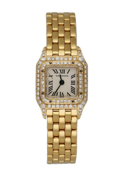 Cartier Panthere Mini 2360 18K Yellow Gold & Diamond Set Ladies Watch