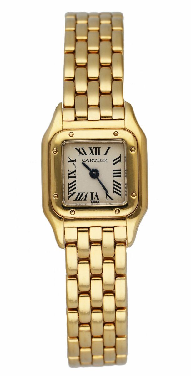 Cartier Panthere Mini W25034139 18K Yellow Gold Ladies Watch - Wristwatch