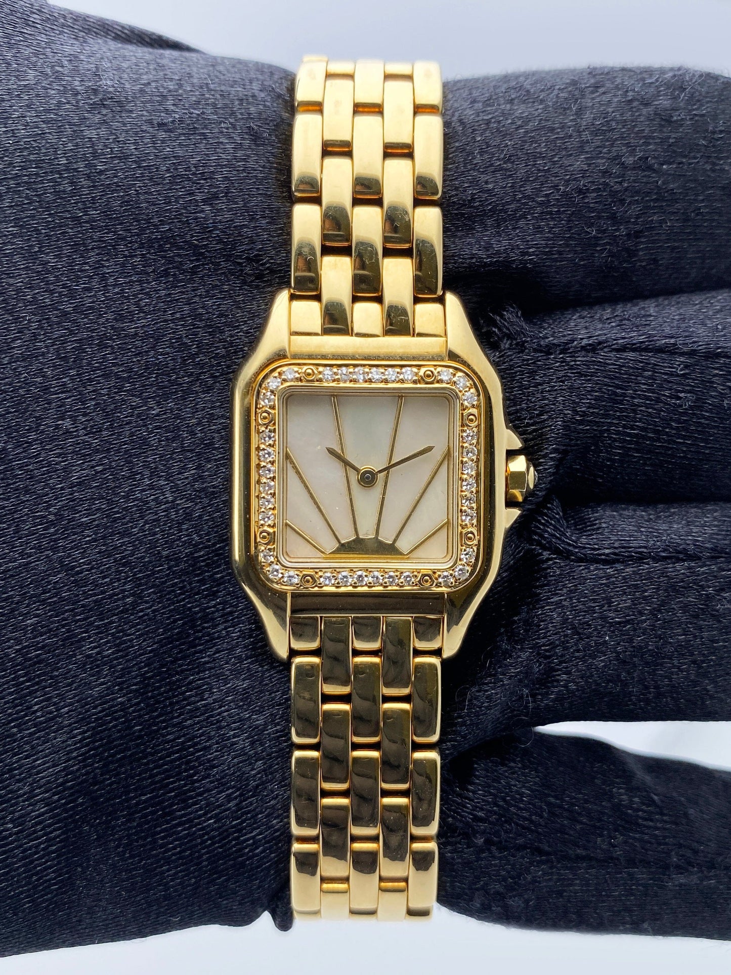 Cartier Panthere MOP Diamond Dial Ladies Watch - Wristwatch
