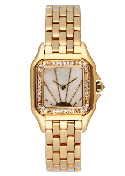 Cartier Panthere MOP Diamond Dial Ladies Watch - Wristwatch