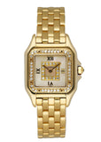 Cartier Panthere Mother of Peal 18k Yellow Gold & Diamonds Dial Ladies watch.