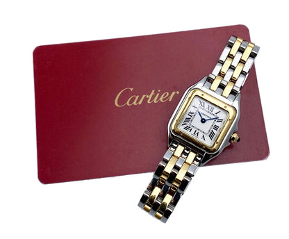 Cartier Panthere Small W2PN0006 Two Row Ladies Watch Box Papers