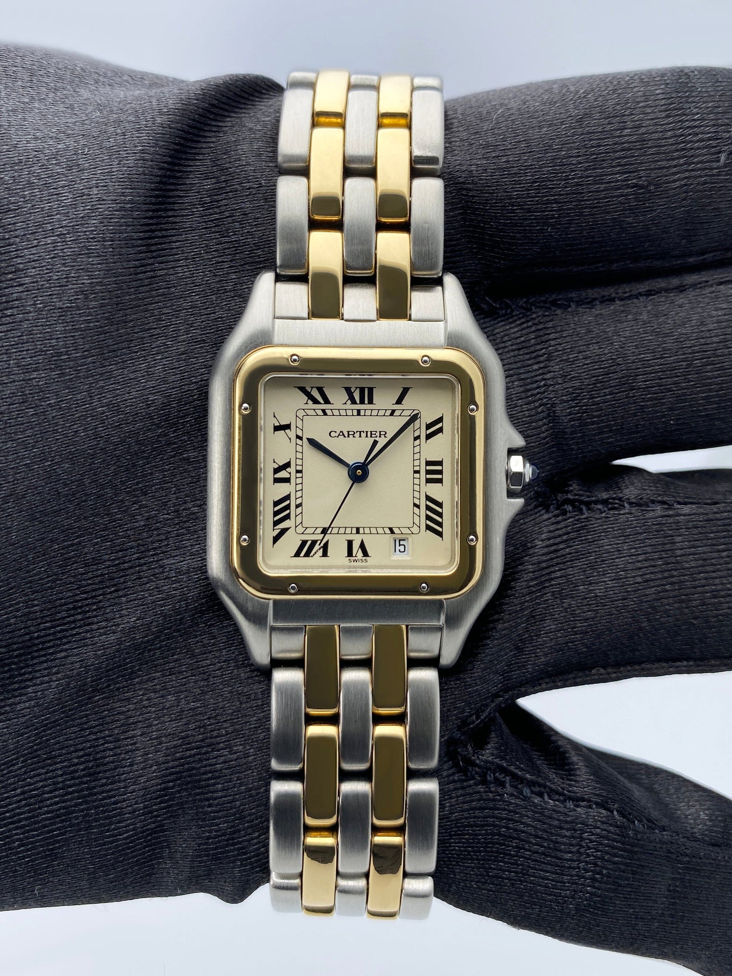 Cartier Panthere Two Row Midsize Ladies Watch - Wristwatch