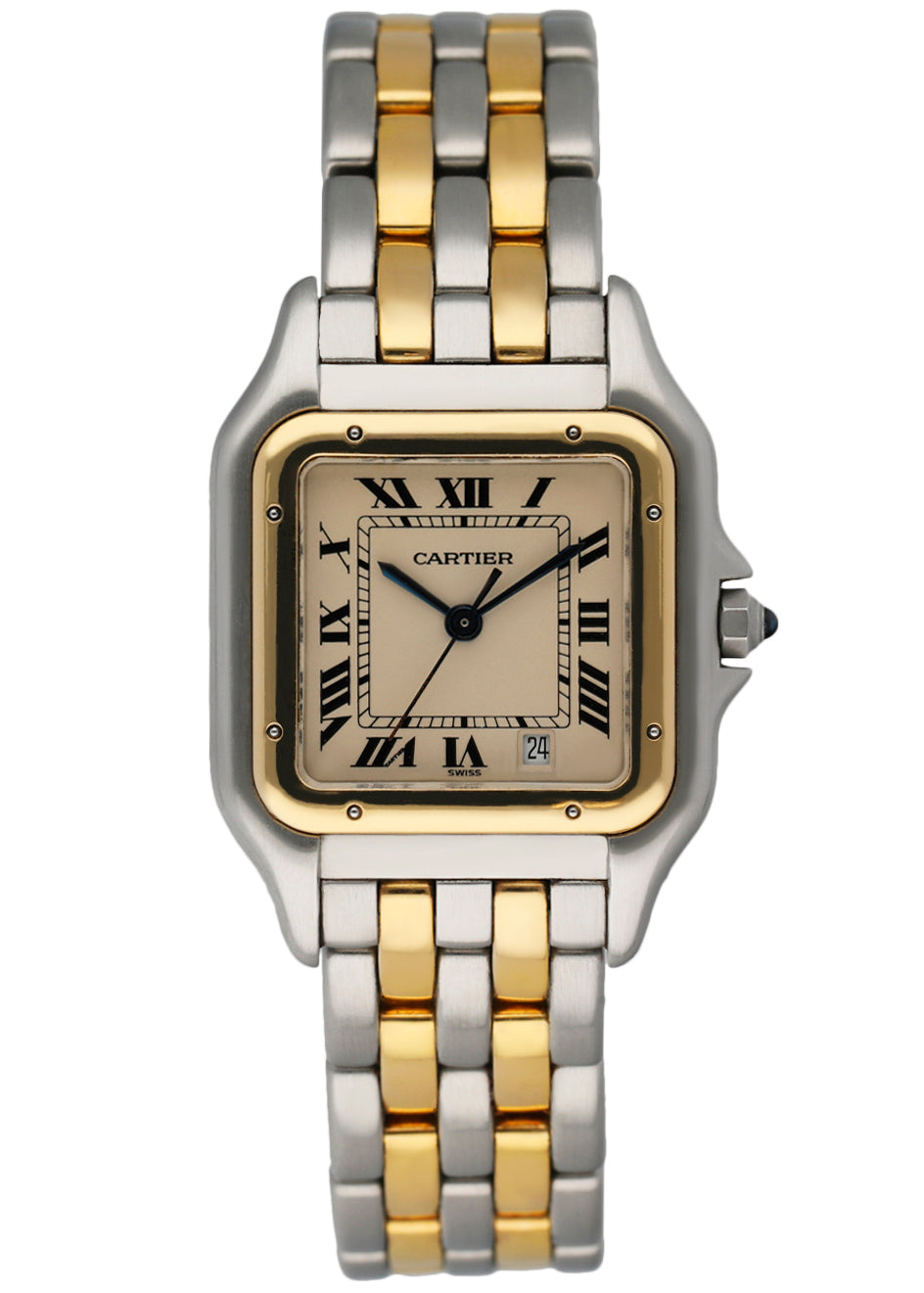 Cartier Panthere Two Row Midsize Ladies Watch - Wristwatch
