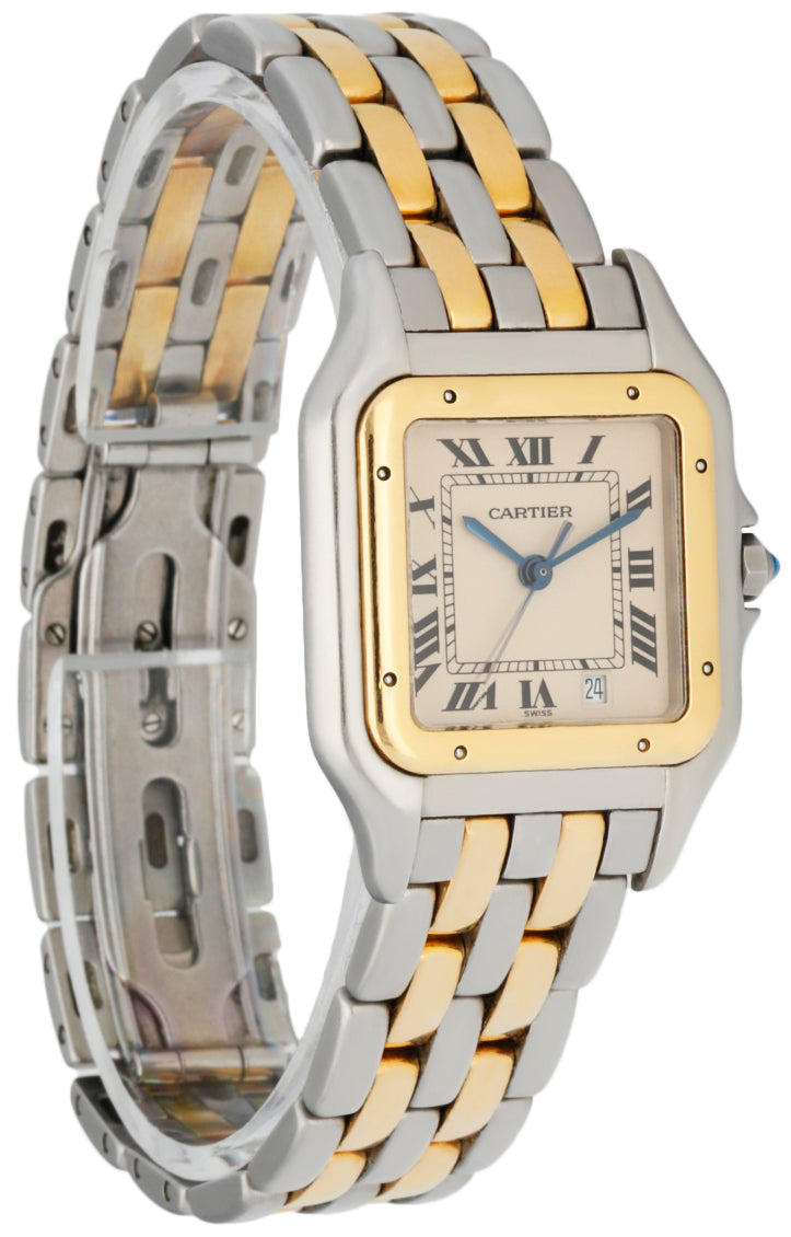 Cartier Panthere Two Row Midsize Ladies Watch - Wristwatch