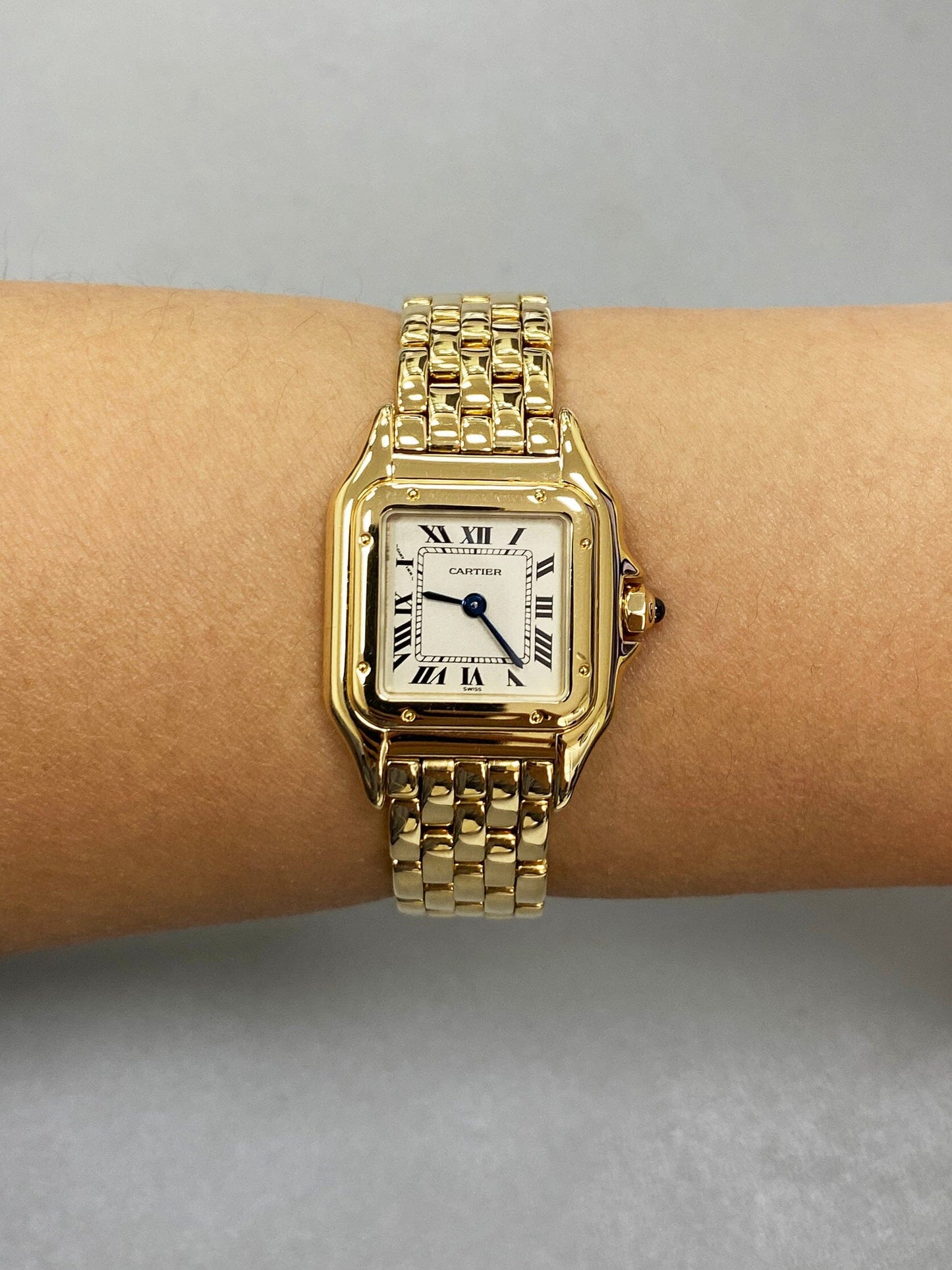 Cartier Panthere W25022B9 18K Yellow Gold Ladies Watch Box Papers