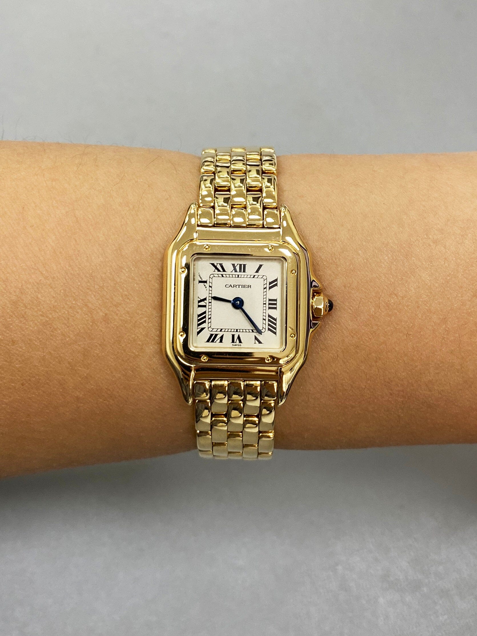 Cartier Panthere W25022B9 18K Yellow Gold Ladies Watch Box Papers