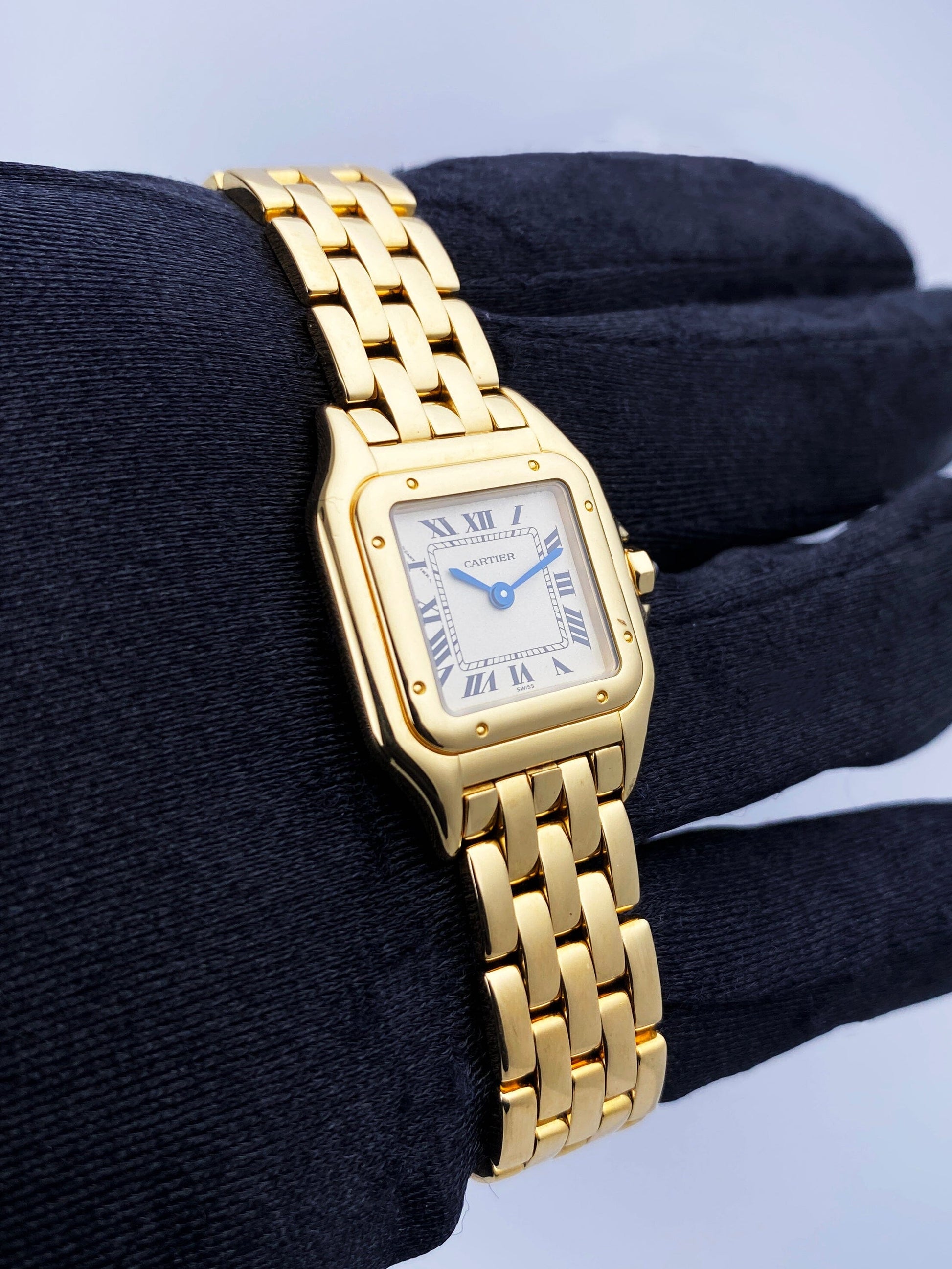 Cartier Panthere W25022B9 18K Yellow Gold Ladies Watch Box Papers