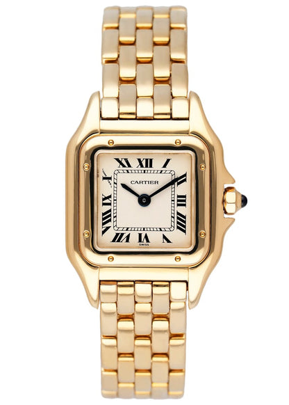 Cartier Panthere W25022B9 18K Yellow Gold Ladies Watch Box Papers