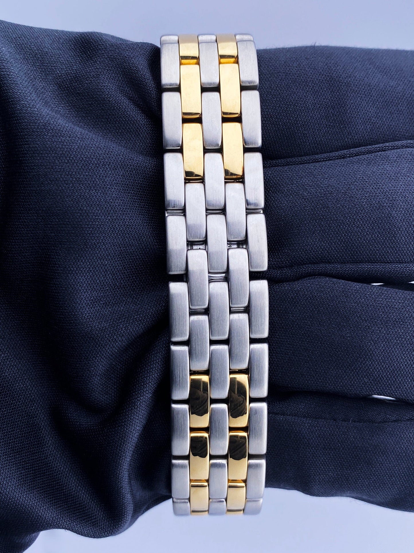 Cartier Panthere W25028B6 Midsize Two Tone Ladies Watch - Wristwatch