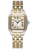Cartier Panthere W25028B6 Midsize Two Tone Ladies Watch - Wristwatch