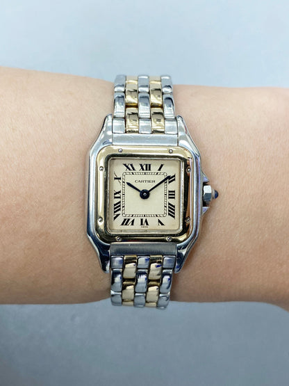 Cartier Panthere W25028B6 Two Rows Ladies Watch