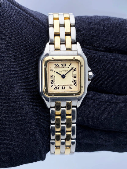 Cartier Panthere W25028B6 Two Rows Ladies Watch