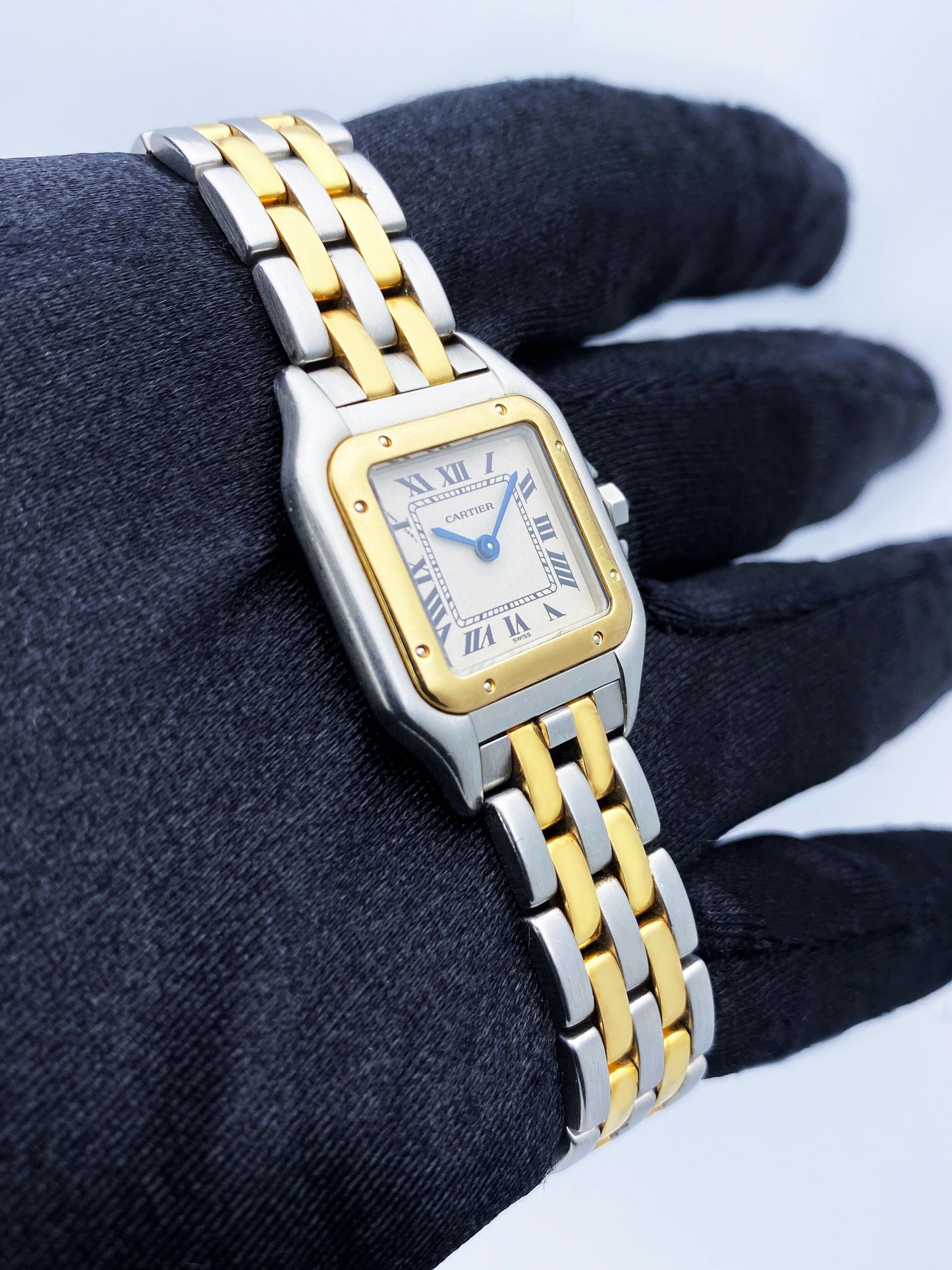 Cartier Panthere W25029B6 Two Rows Ladies Watch - Wristwatch